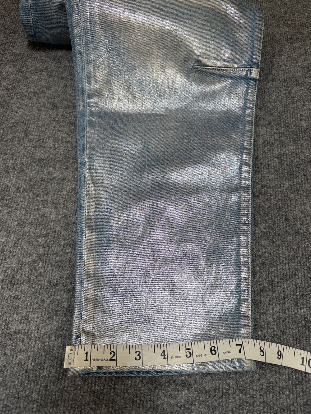 Kut from the Kloth Metallic Silver Ashley Barrel Jeans - Picture 14 of 14